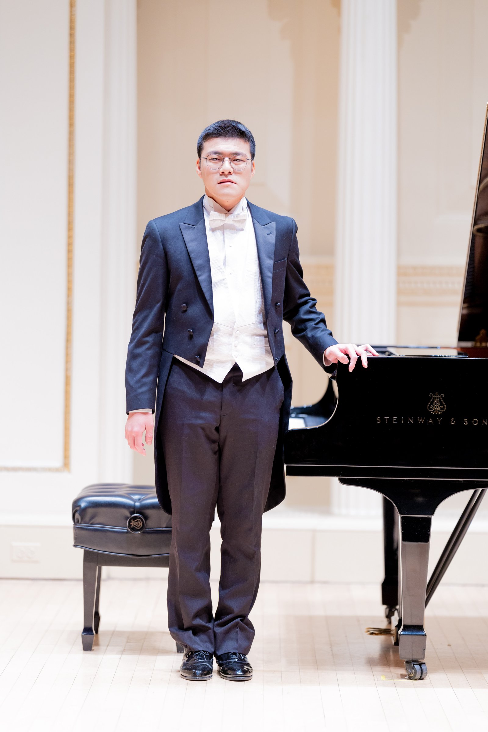 Bowen Duan piano performance close-up